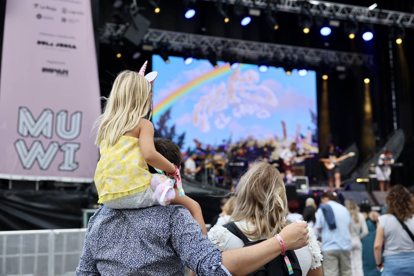 Las imágenes de la primera gran jornada de conciertos del festival MUWI
