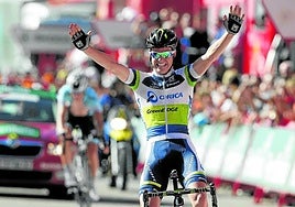 Simon Clarke fue el último ganador en Valdezcaray, en 2012.