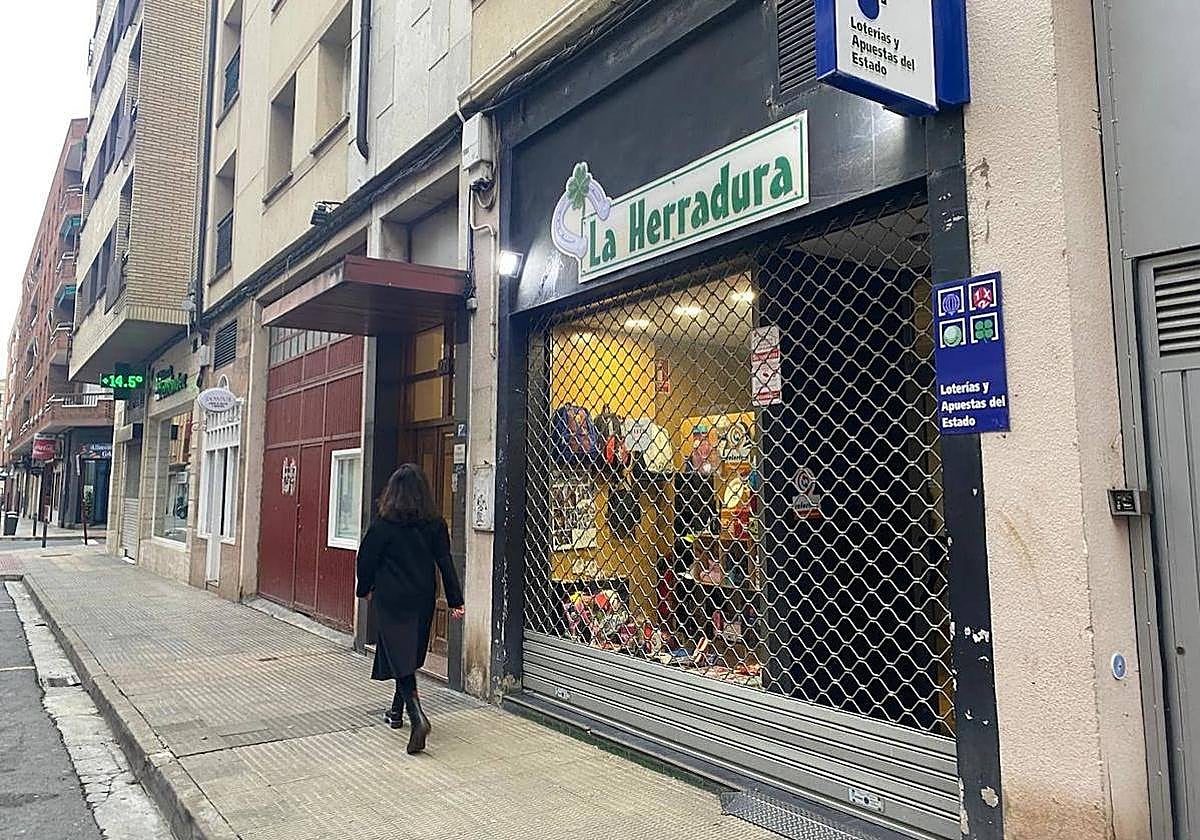 La administración de lotería La Herradura de Haro, en una imagen de archivo.