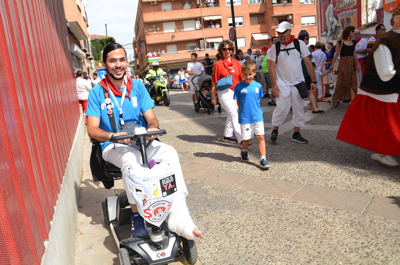 Calahorra despide las fiestas con una procesión a sus patronos