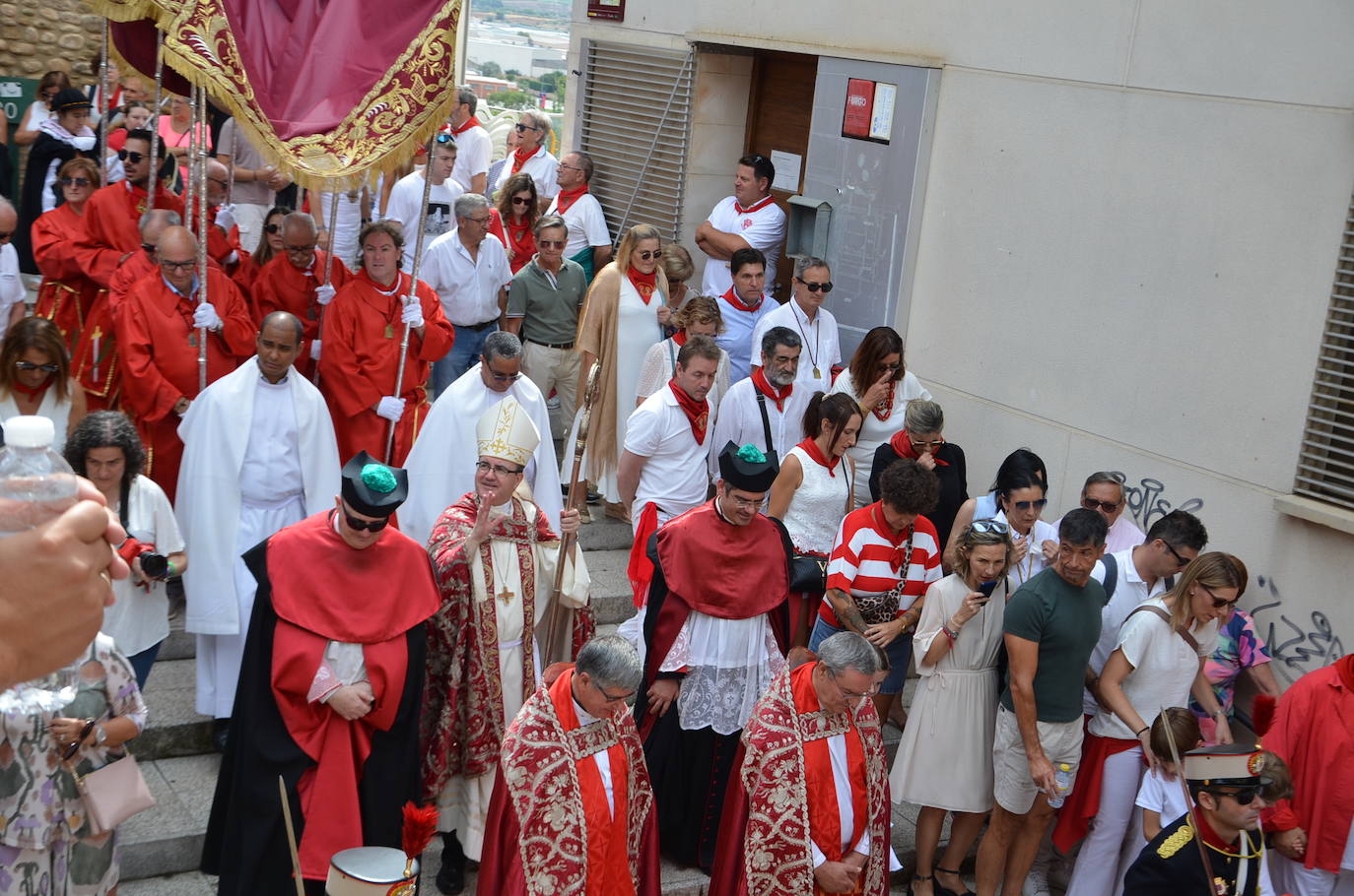 Calahorra despide las fiestas con una procesión a sus patronos
