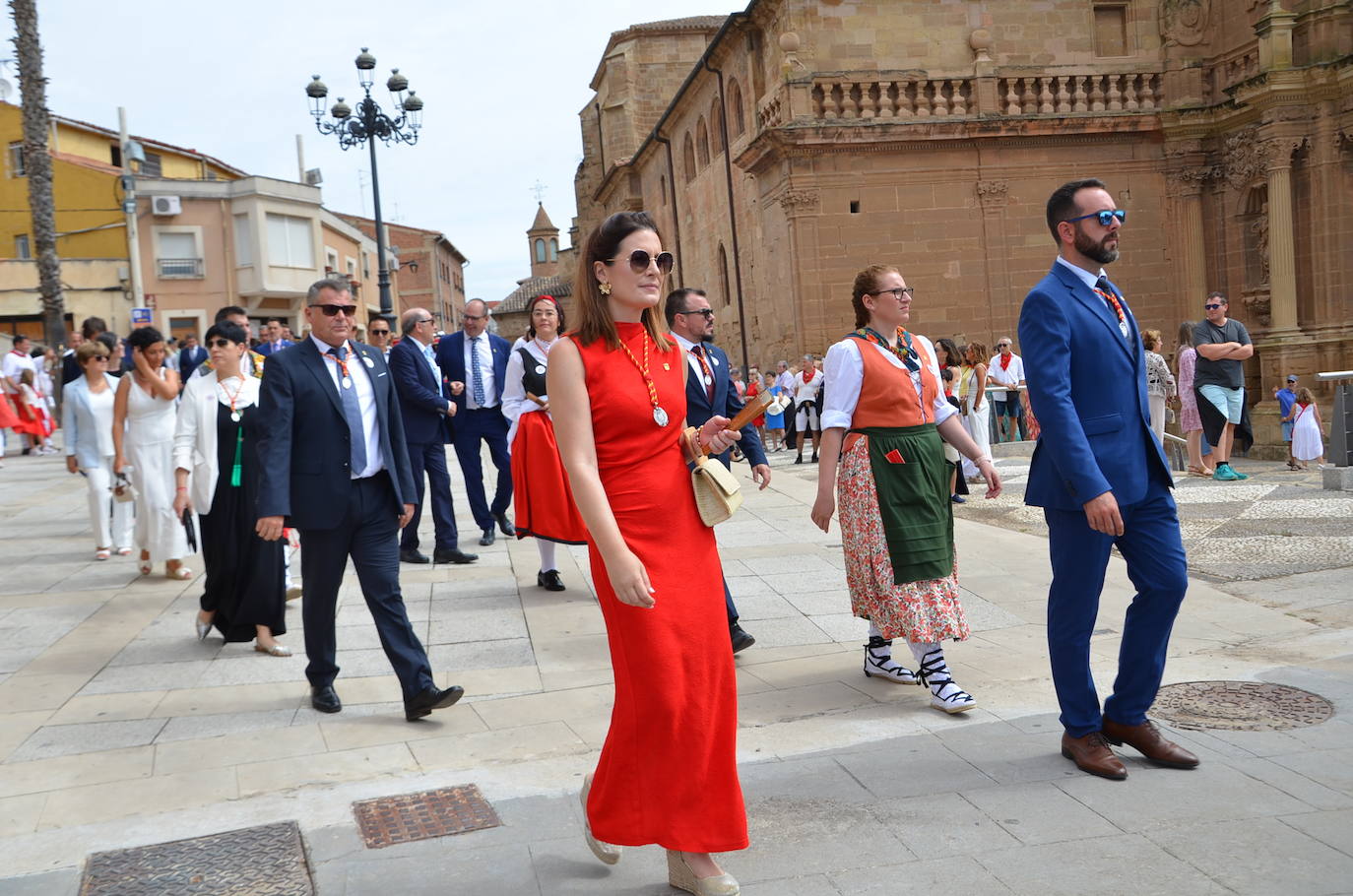 Calahorra despide las fiestas con una procesión a sus patronos