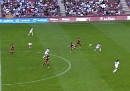 El GOLAZO de Isina para empatarle al Real Madrid