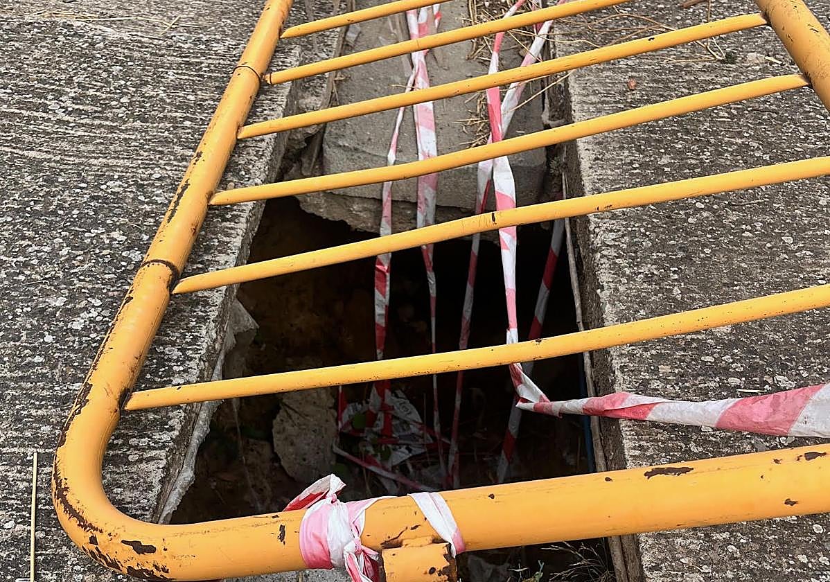 Un peligro sin resolver en las bodegas de Alberite, hoy en La Guindilla.