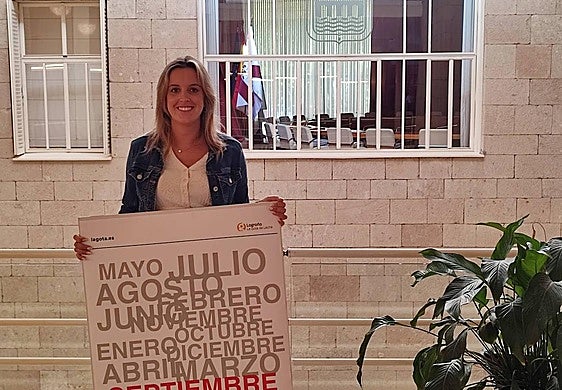 Laura Lázaro, durante la presentación de la programación de septiembre de La Gota de Leche.