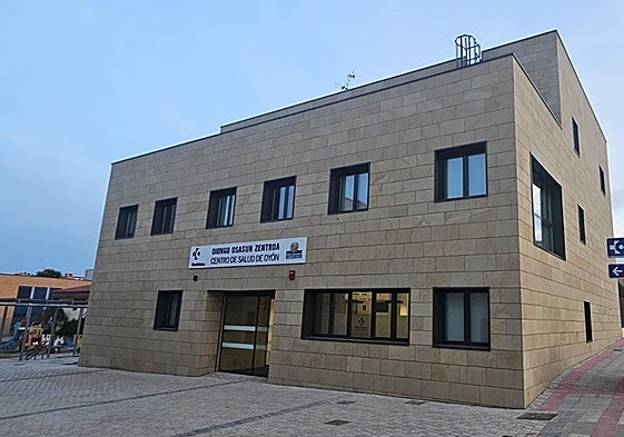 Nuevo centro de salud de Oyón, ubicado en la calle Fueros, 11.