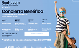 El concierto solidario RenHacer a beneficio de los menores con la enfermedad rara CTNNB1 será el día 11