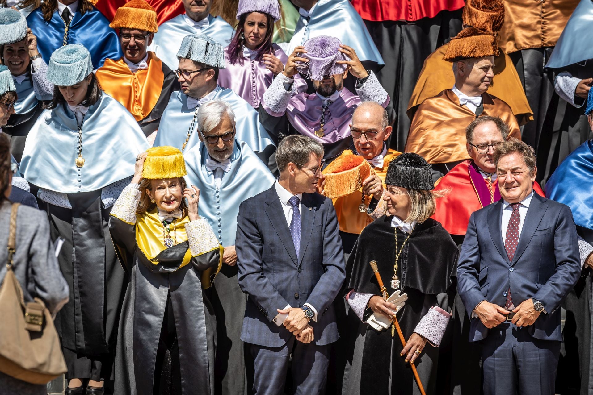 Las imágenes de la apertura del curso académico de la UR