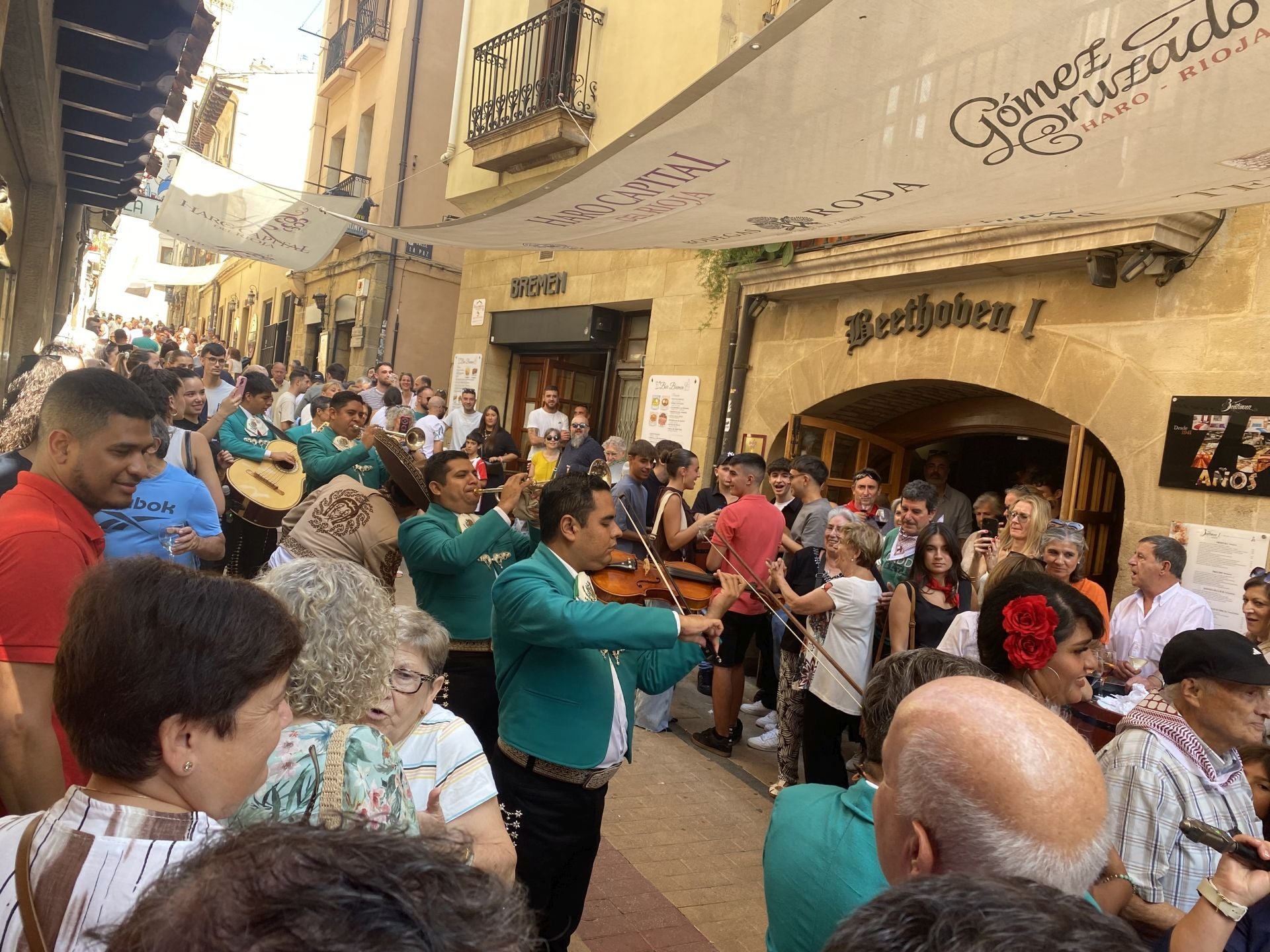 Las imágenes del cohete de Haro