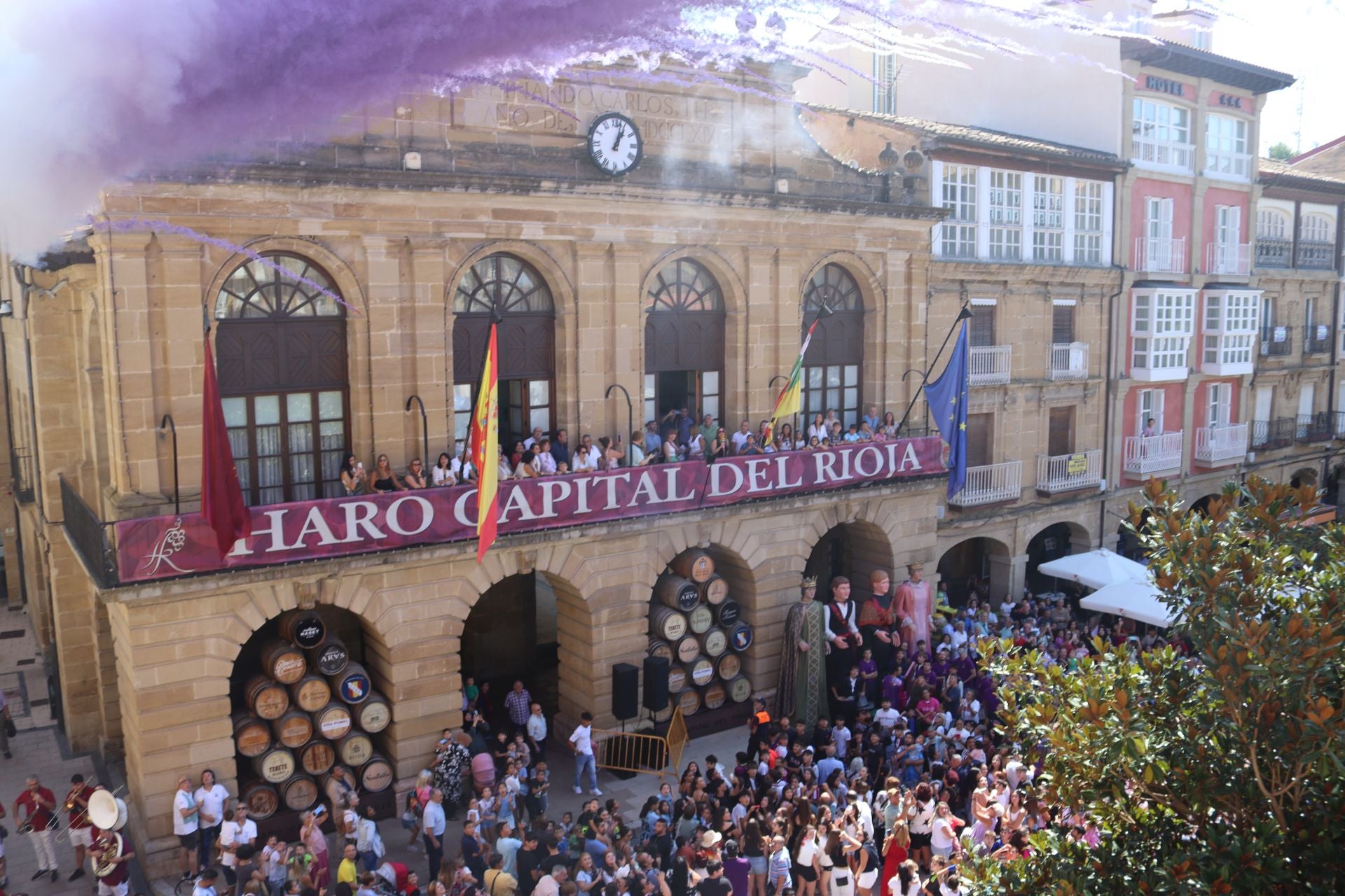 Las imágenes del cohete de Haro