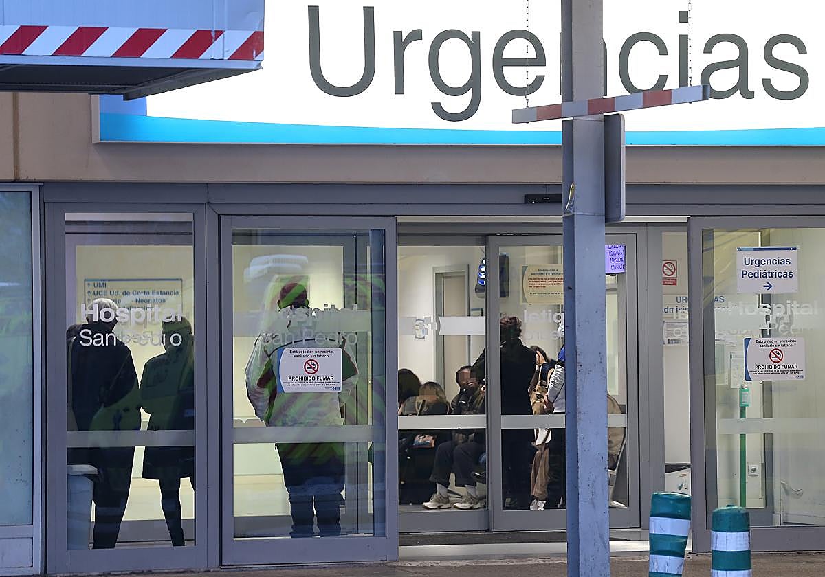 Servicio de Urgencias del Hospital San Pedro.