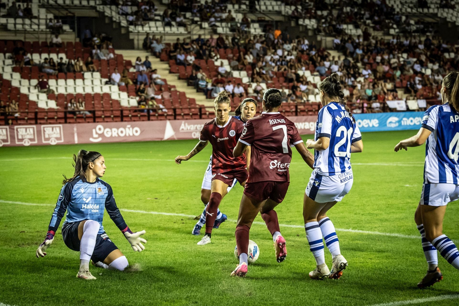 El partido entre el DUX Logroño y la Real Sociedad