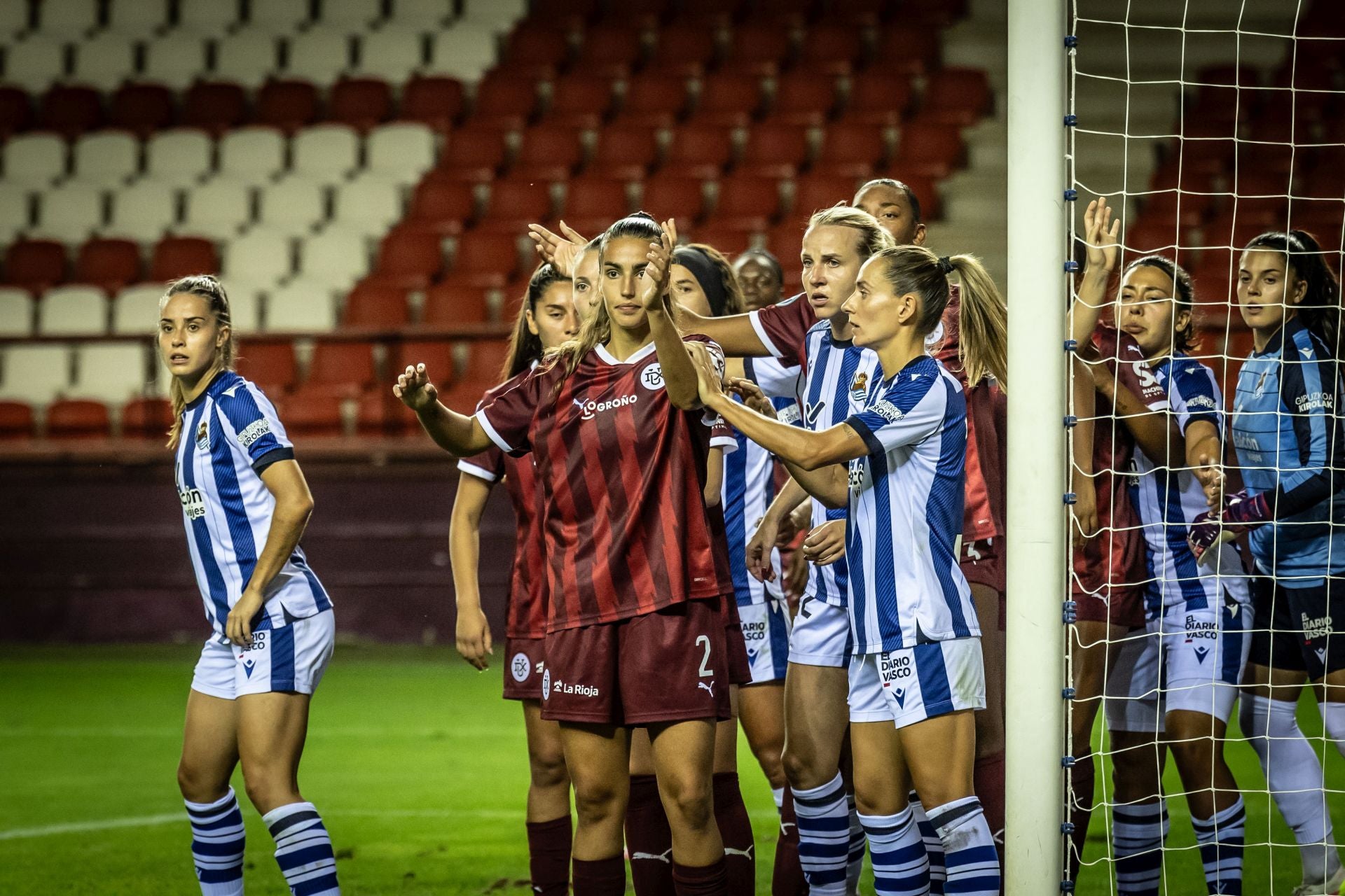 El partido entre el DUX Logroño y la Real Sociedad