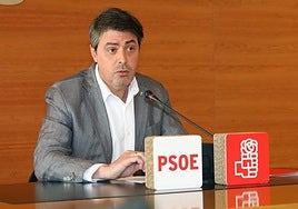 El portavoz del PSOE de Logroño, Luis Alonso, en una imagen de archivo.