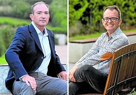 Ángel del Campo (Concapa) y Manuel Pérez (FAPA-Rioja), a la derecha.