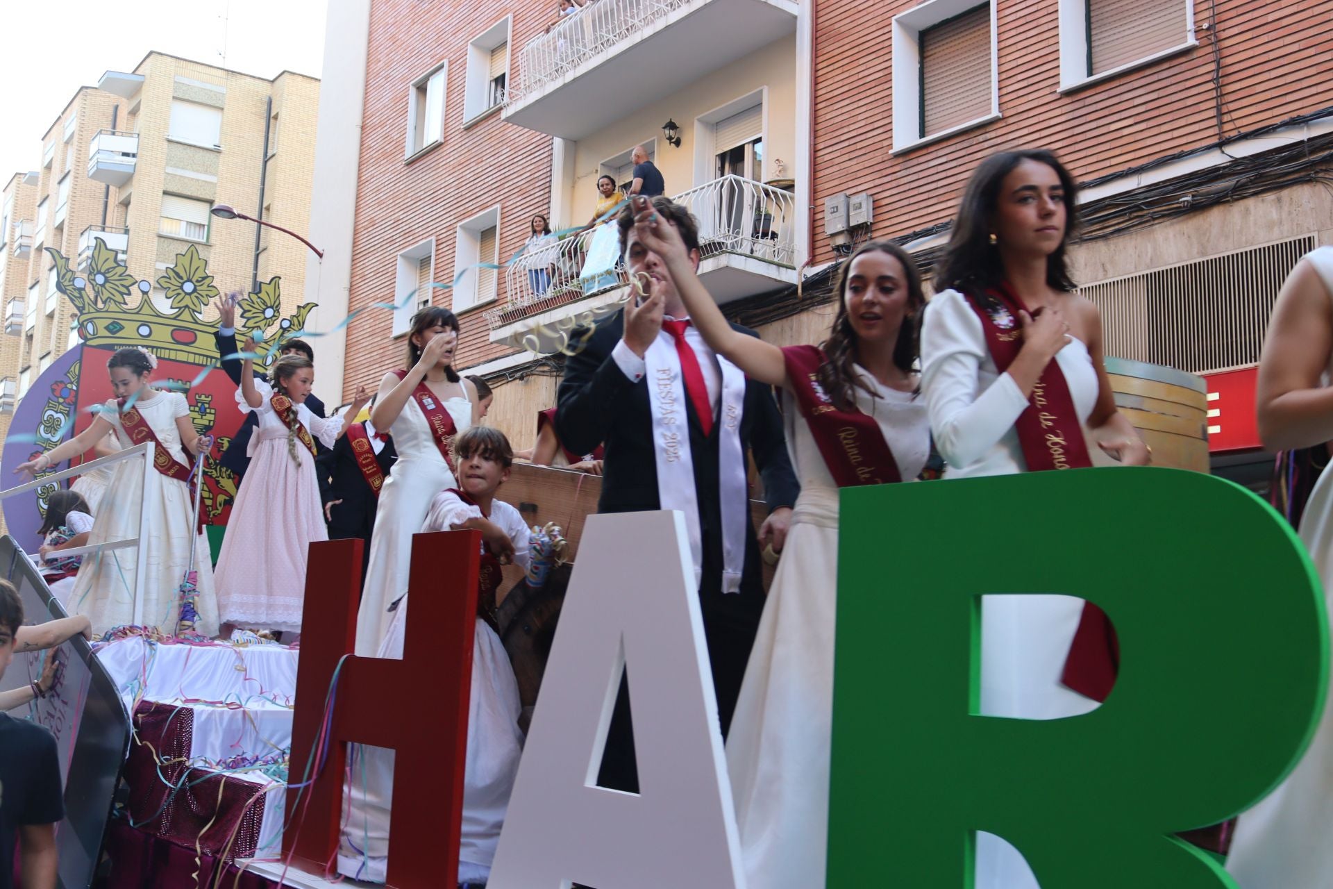 Las imágenes del desfile de carrozas de Haro