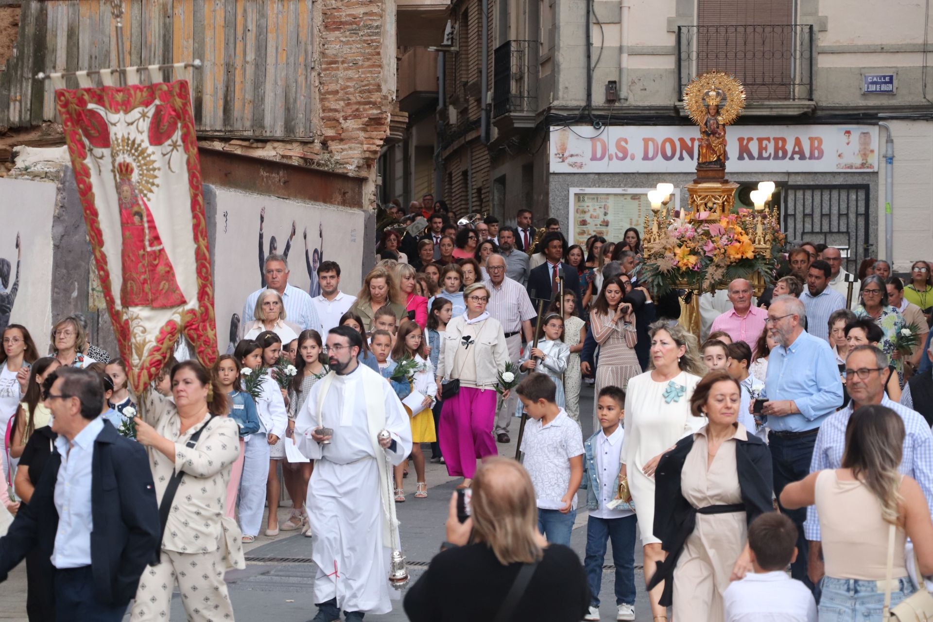 Alfaro celebra a la Virgen del Burgo