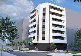 Promoción prevista de VPO en la esquina entre Garcilaso de la Vega y Pedregales.