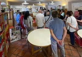 Una actividad en el centro.