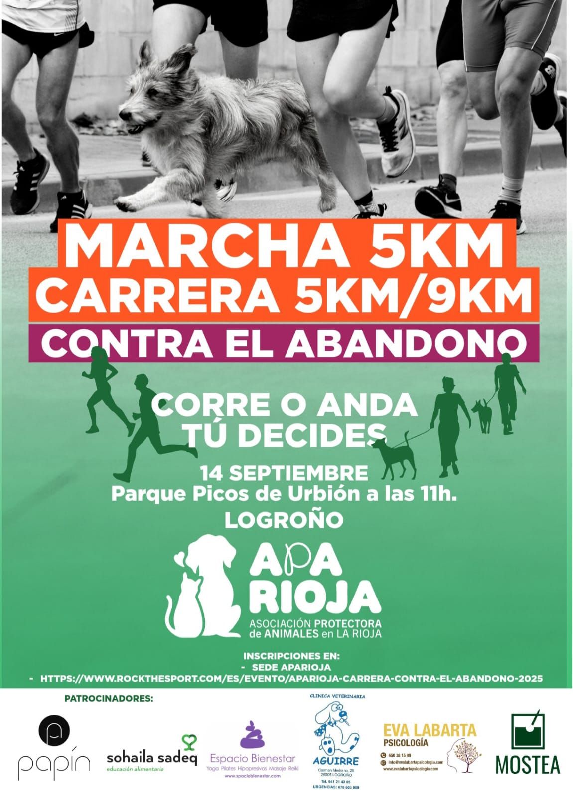 Aparioja organiza la Carrera contra el Abandono este domingo
