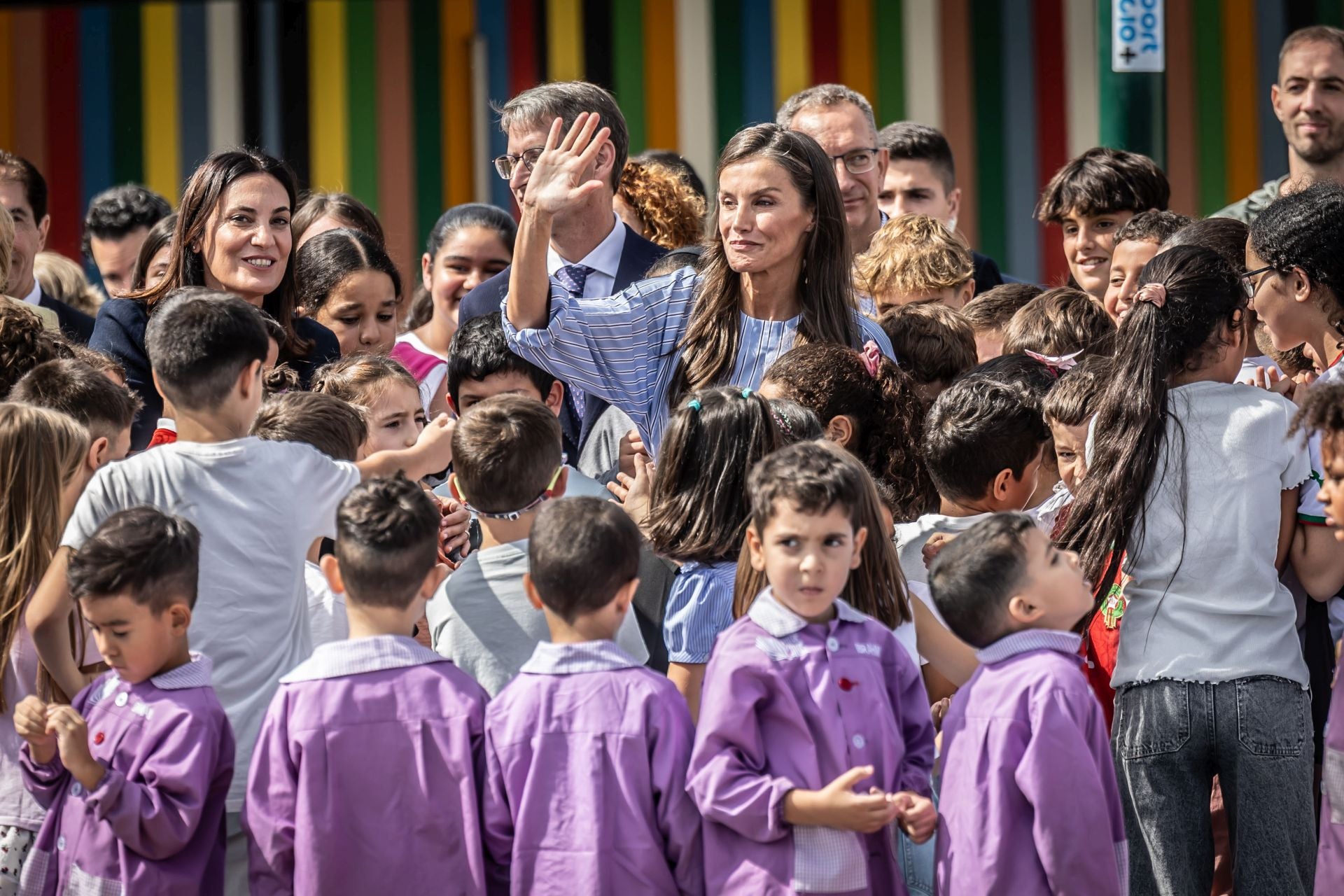 La Reina abre el curso en Rincón de Soto