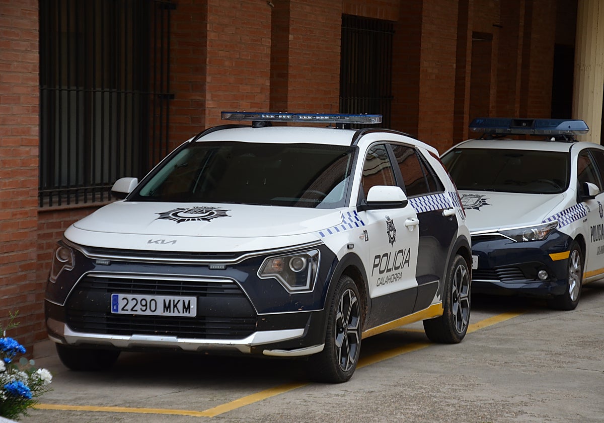 Vehículos de la Policía Local de Calahorra.