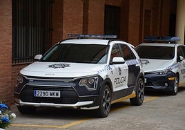 Vehículos de la Policía Local de Calahorra.
