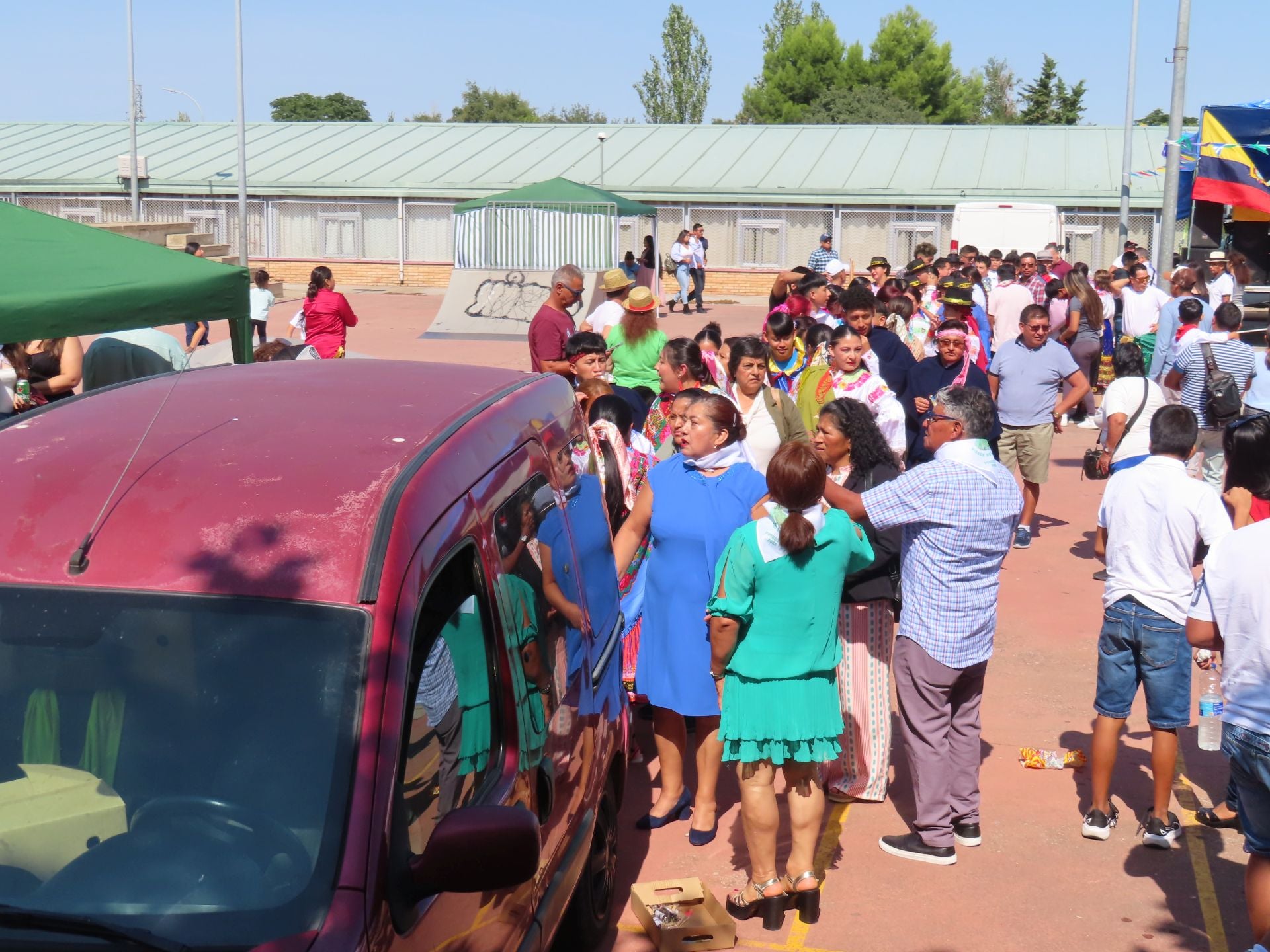 La comunidad ecuatoriana de Alfaro celebra la virgen del Cisne