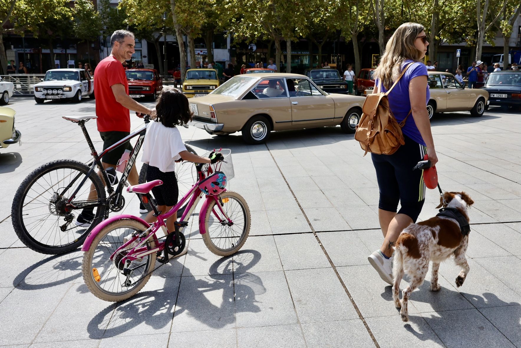 Las imágenes de la concentración de coches Seat de otra época en Logroño