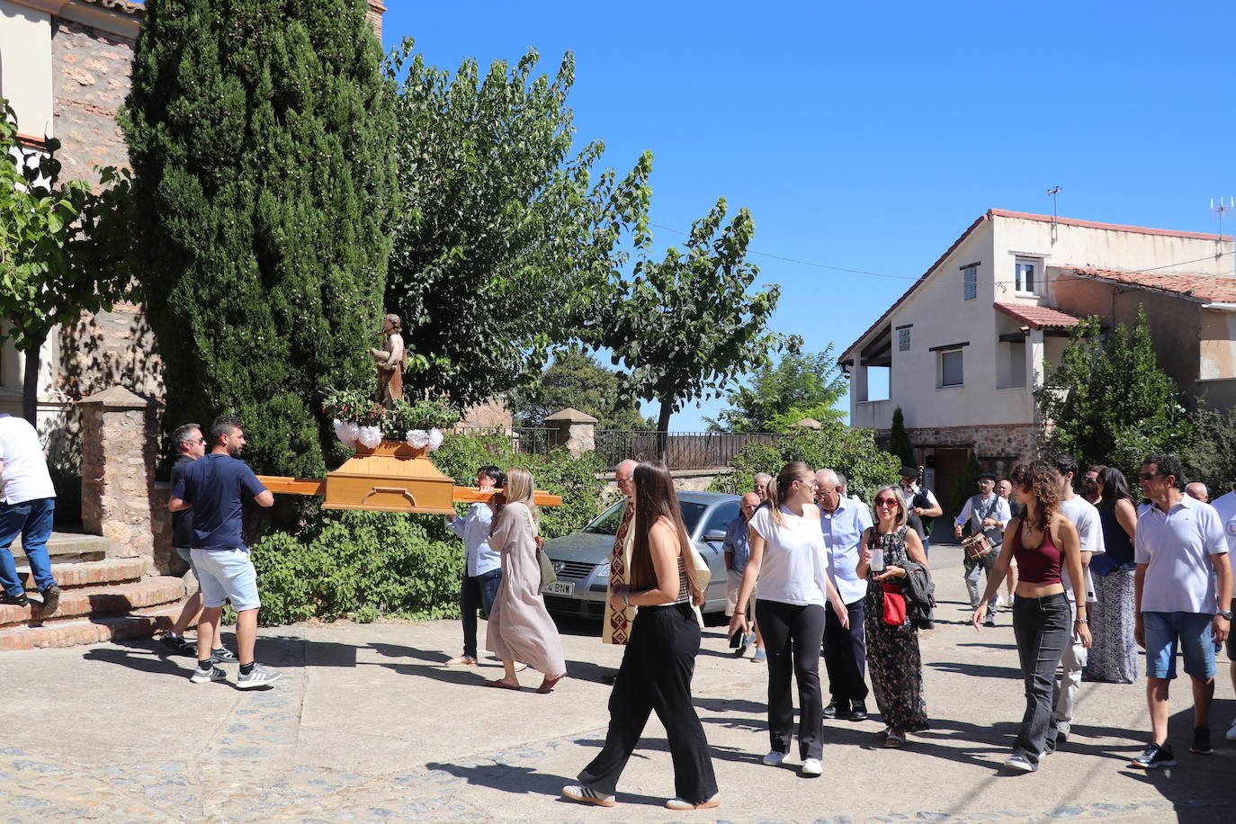 Las imágenes de las fiestas en Villarroya