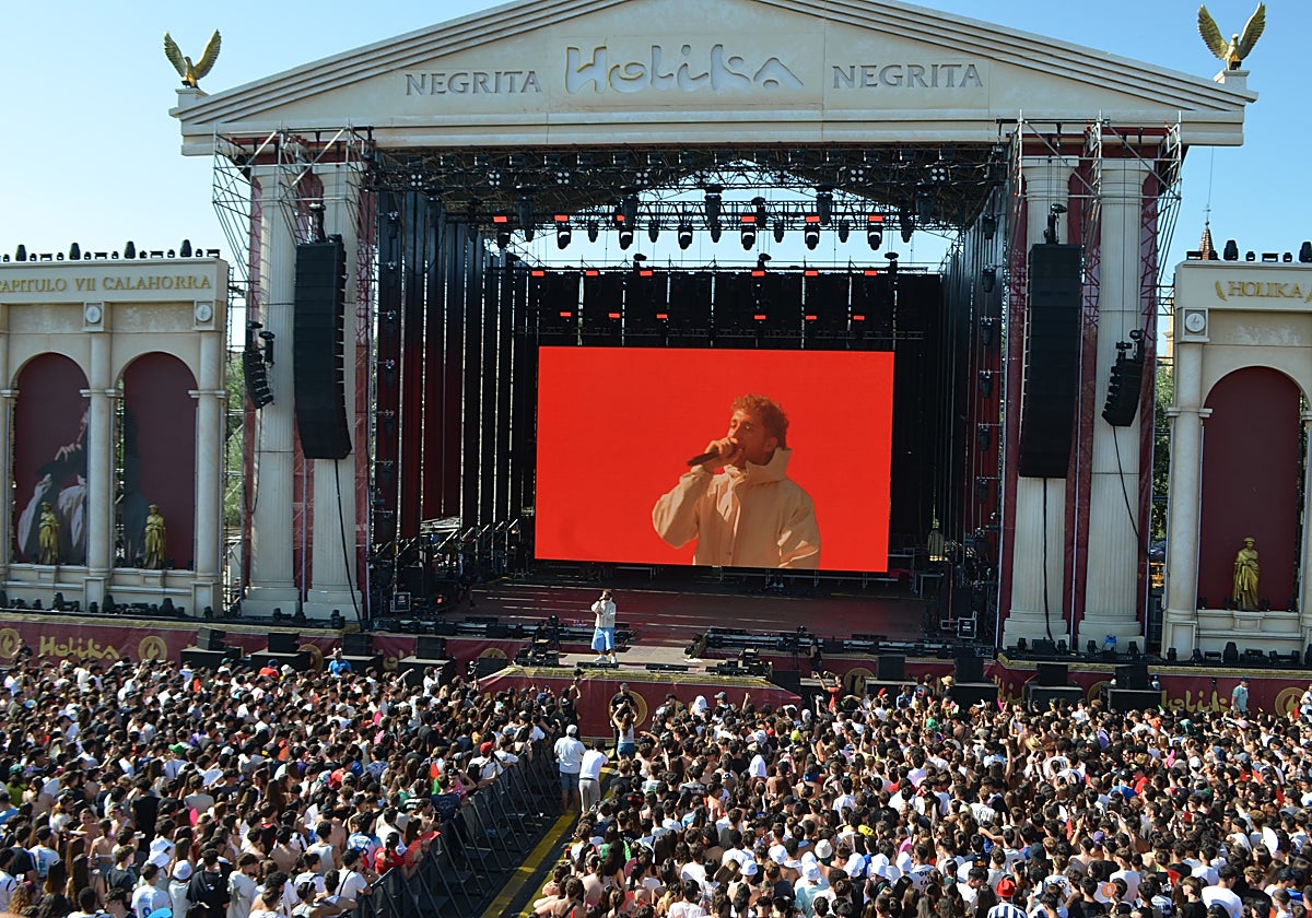 Inauguración del festival Holika el pasado año.