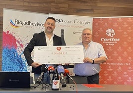 Jonathan Melón y José Andrés Pérez (Cáritas)