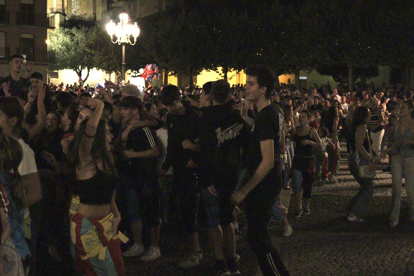 Las imágenes del disparo del cohete de las fiestas de Santo Domingo