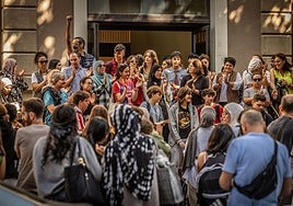 Manifa en el Sagasta. Ellos lo tienen claro.