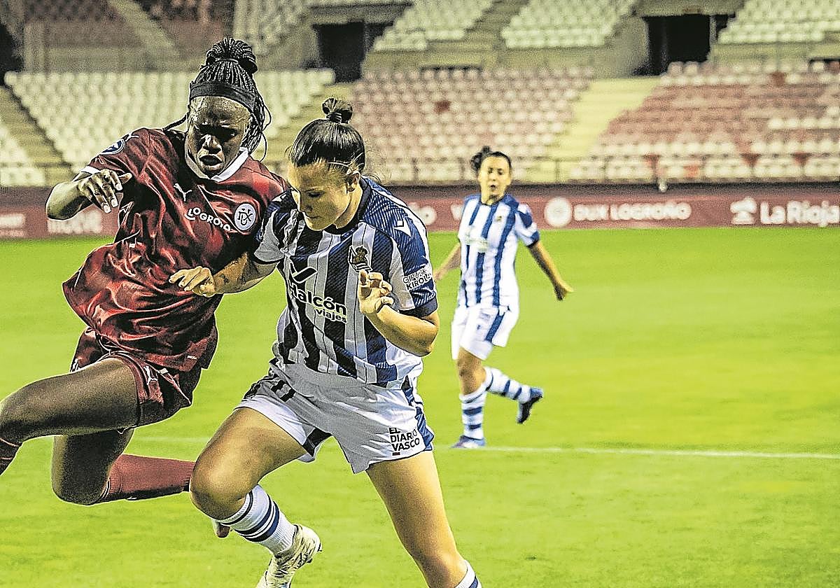 Flavine intenta deshacerse de la presión de la Real Sociedad en Las Gaunas.