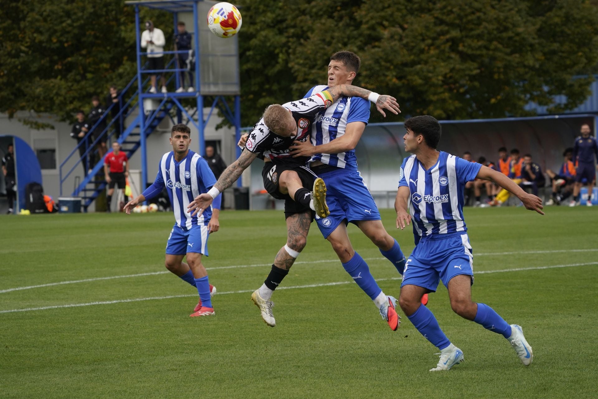 El partido del Alavés B-SD Logroñés
