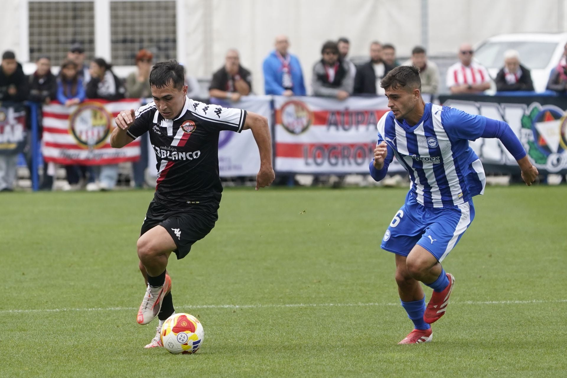 El partido del Alavés B-SD Logroñés