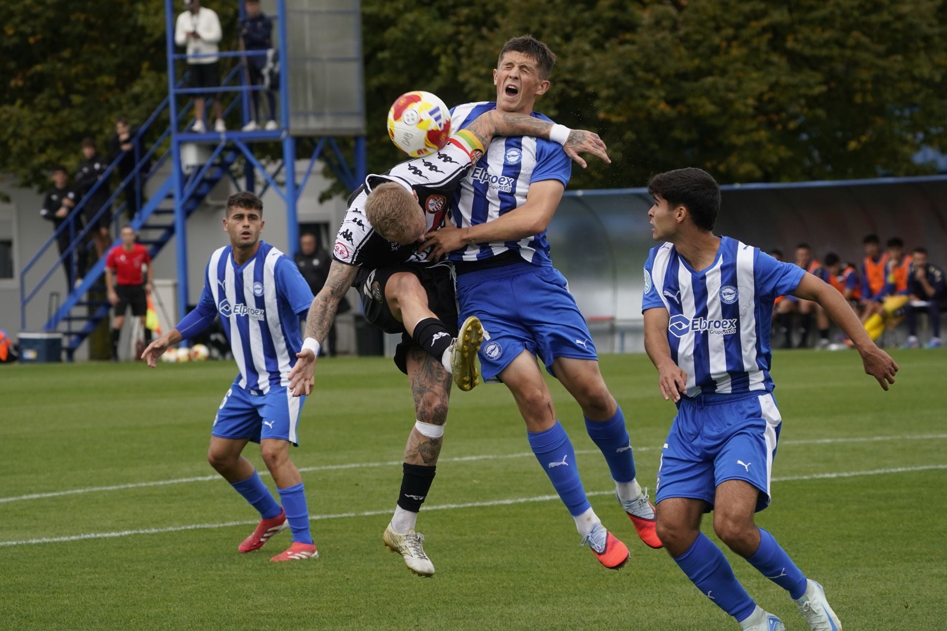 El partido del Alavés B-SD Logroñés