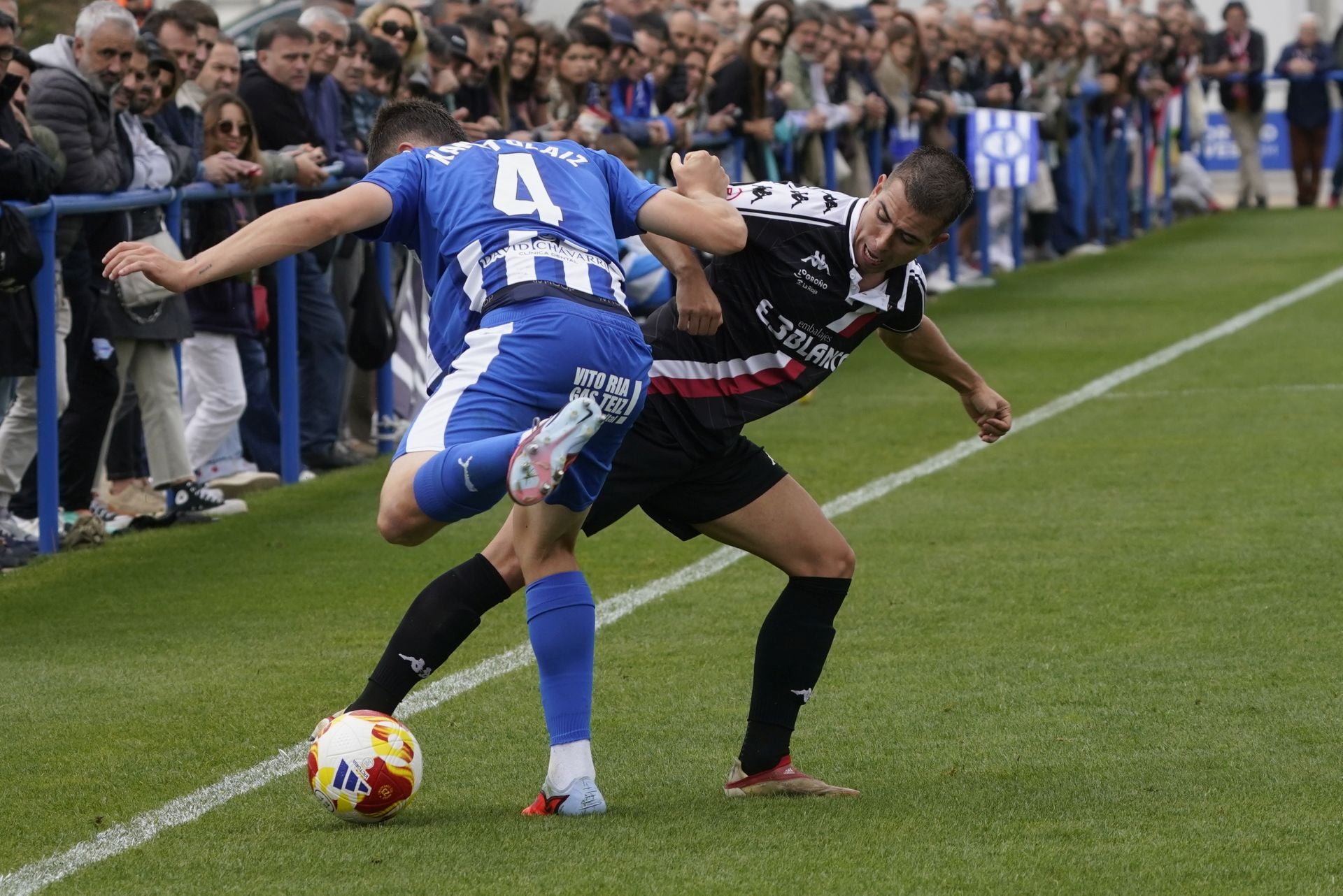 El partido del Alavés B-SD Logroñés