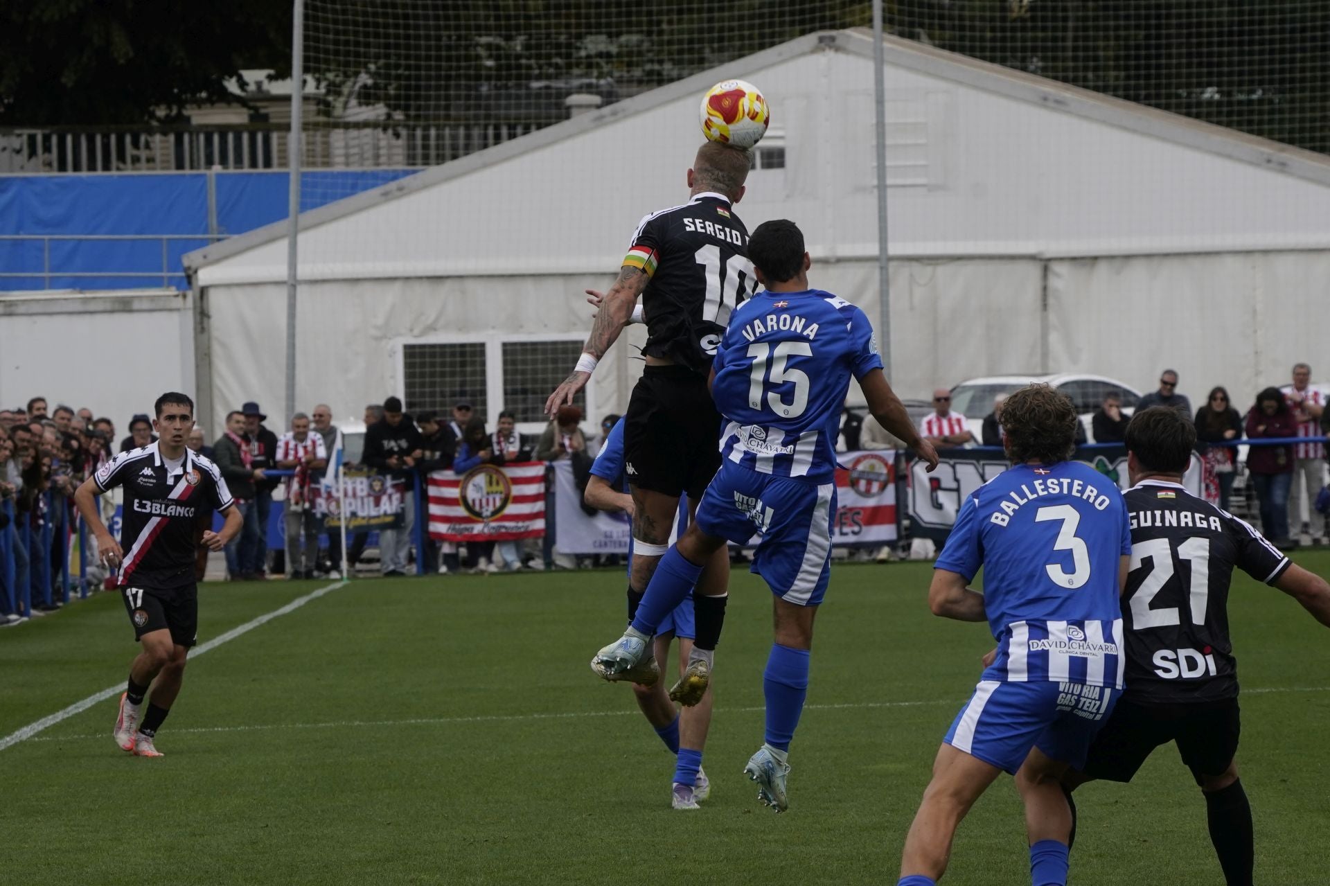 El partido del Alavés B-SD Logroñés