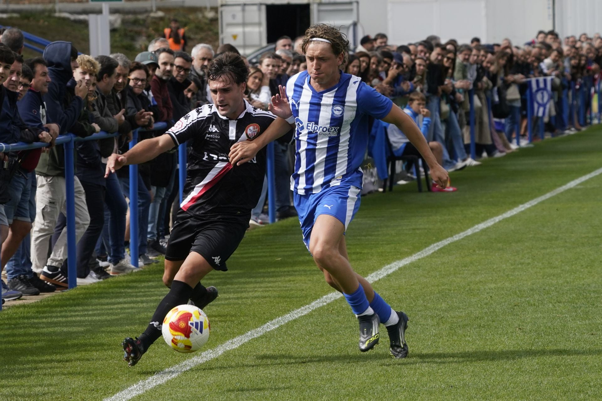 El partido del Alavés B-SD Logroñés
