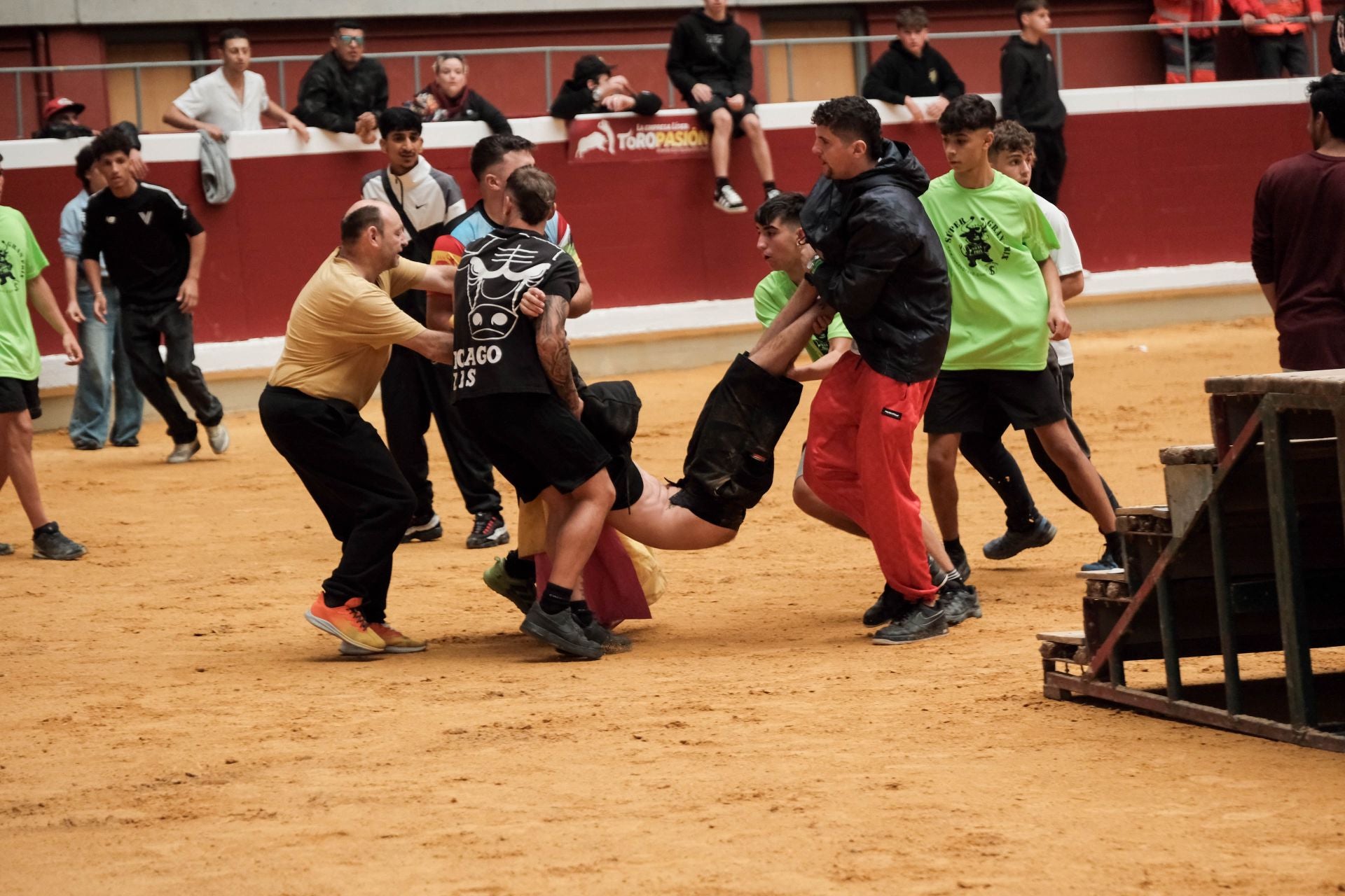 Las imágenes de las primeras vaquillas