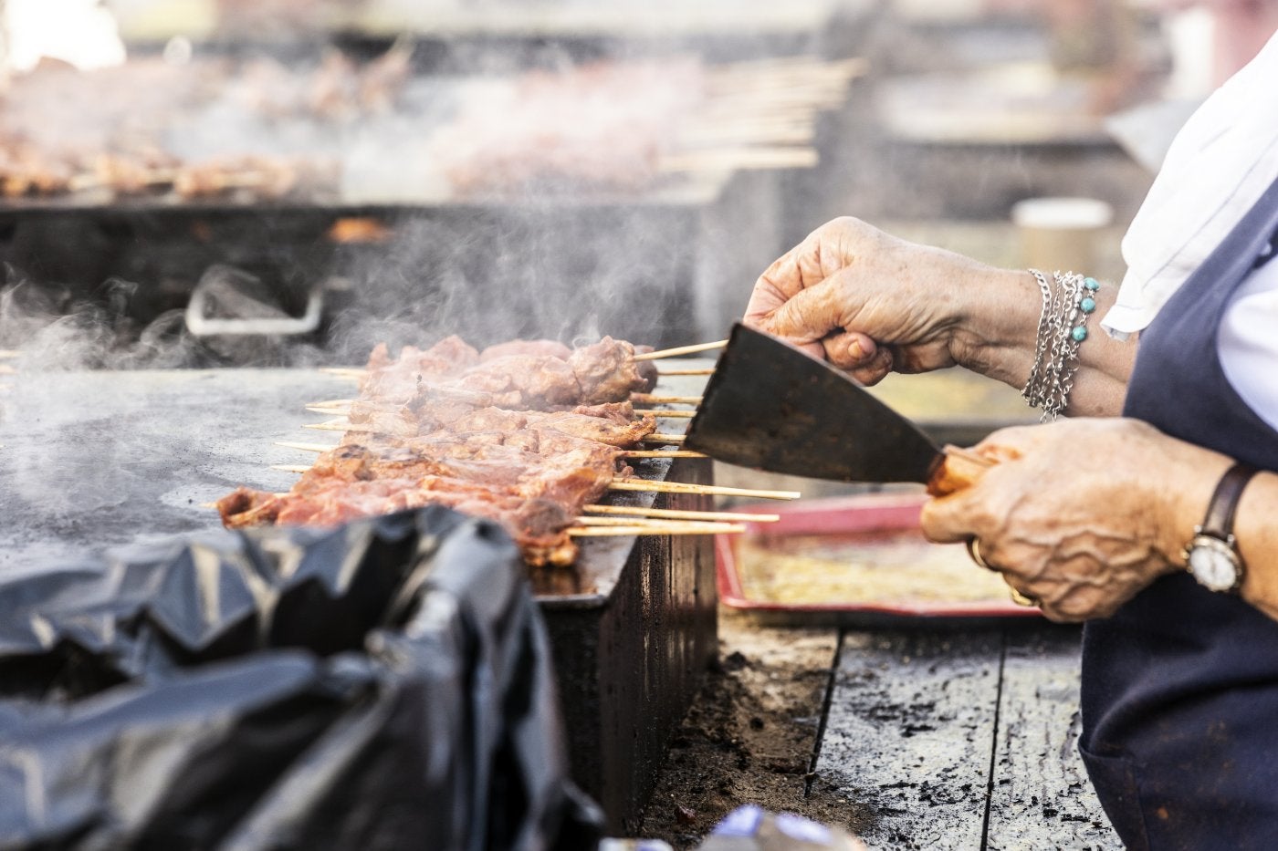 Las degustaciones de hoy martes: al rico choricillo y la sabrosa panceta