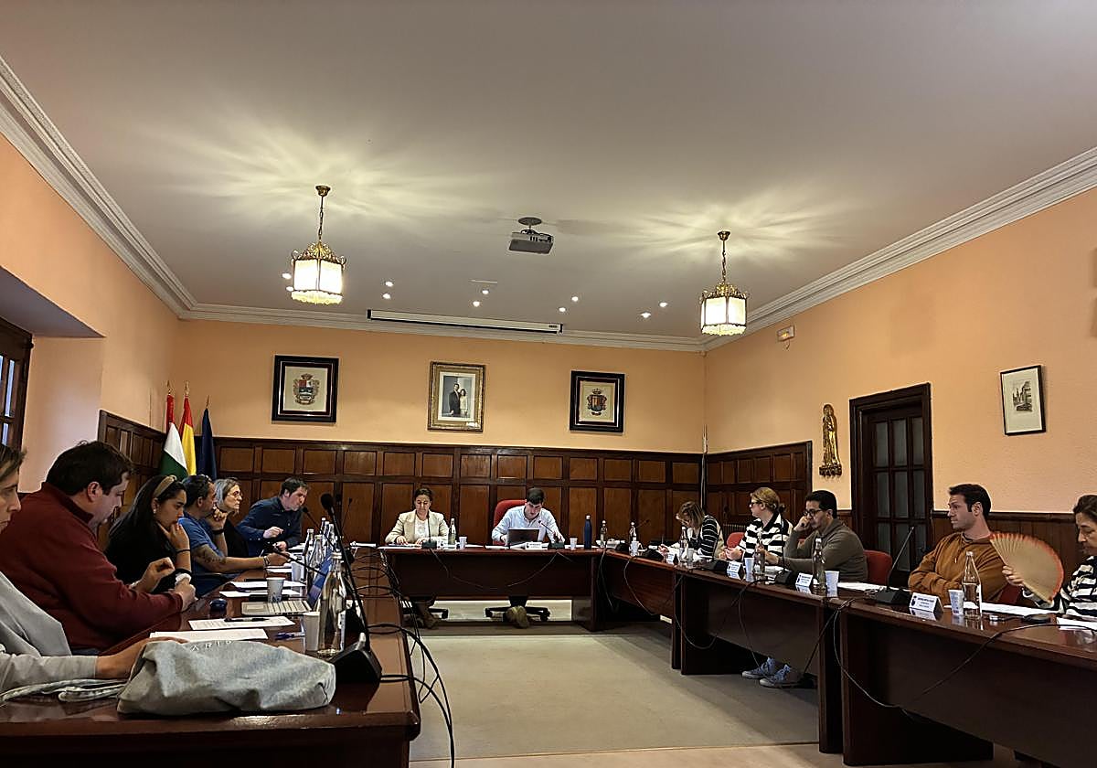 Imagen de archivo del pleno municipal.