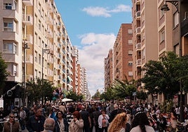 Cientos de personas han llenado Gonzalo de Berceo.