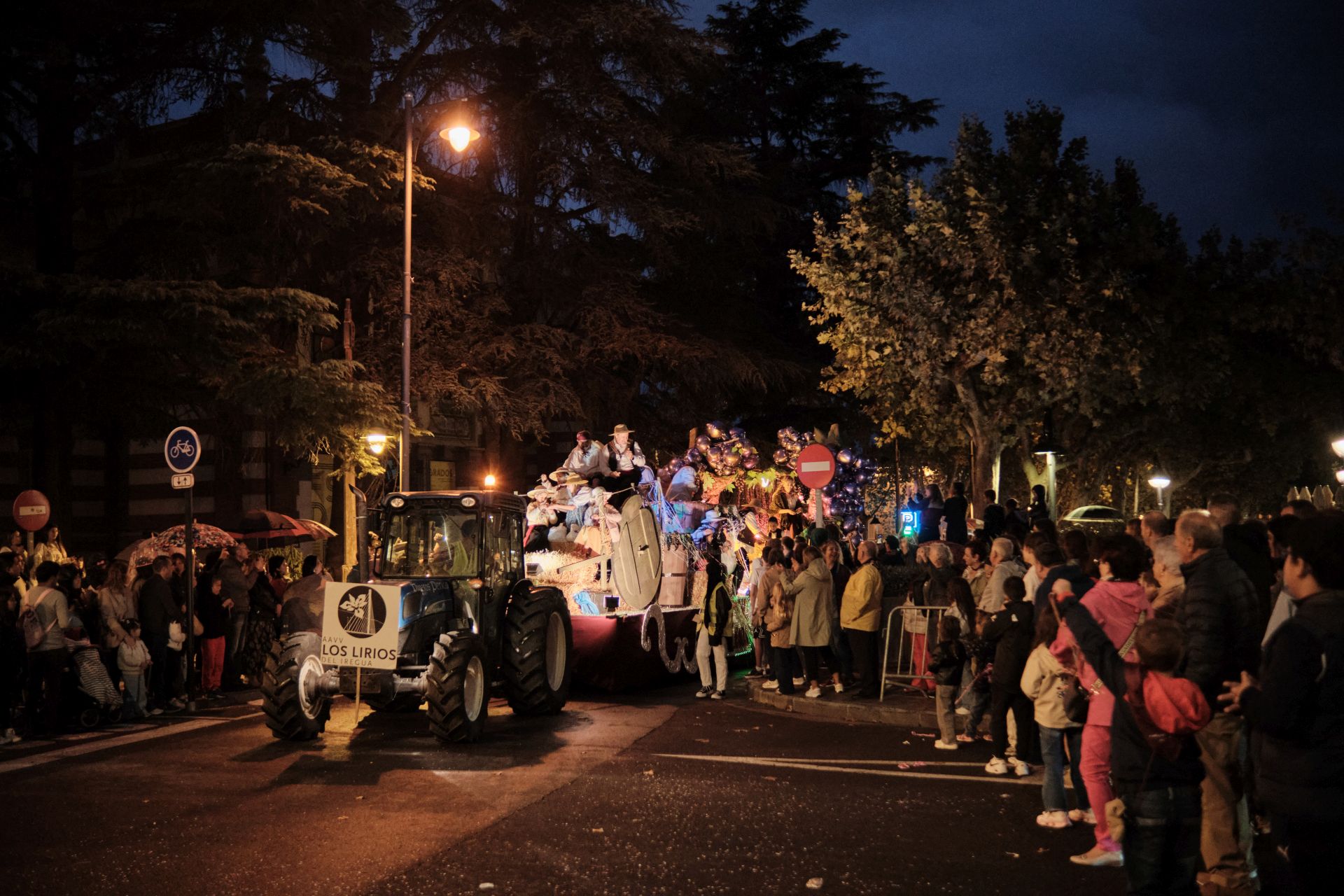 El desfile de carrozas por Logroño