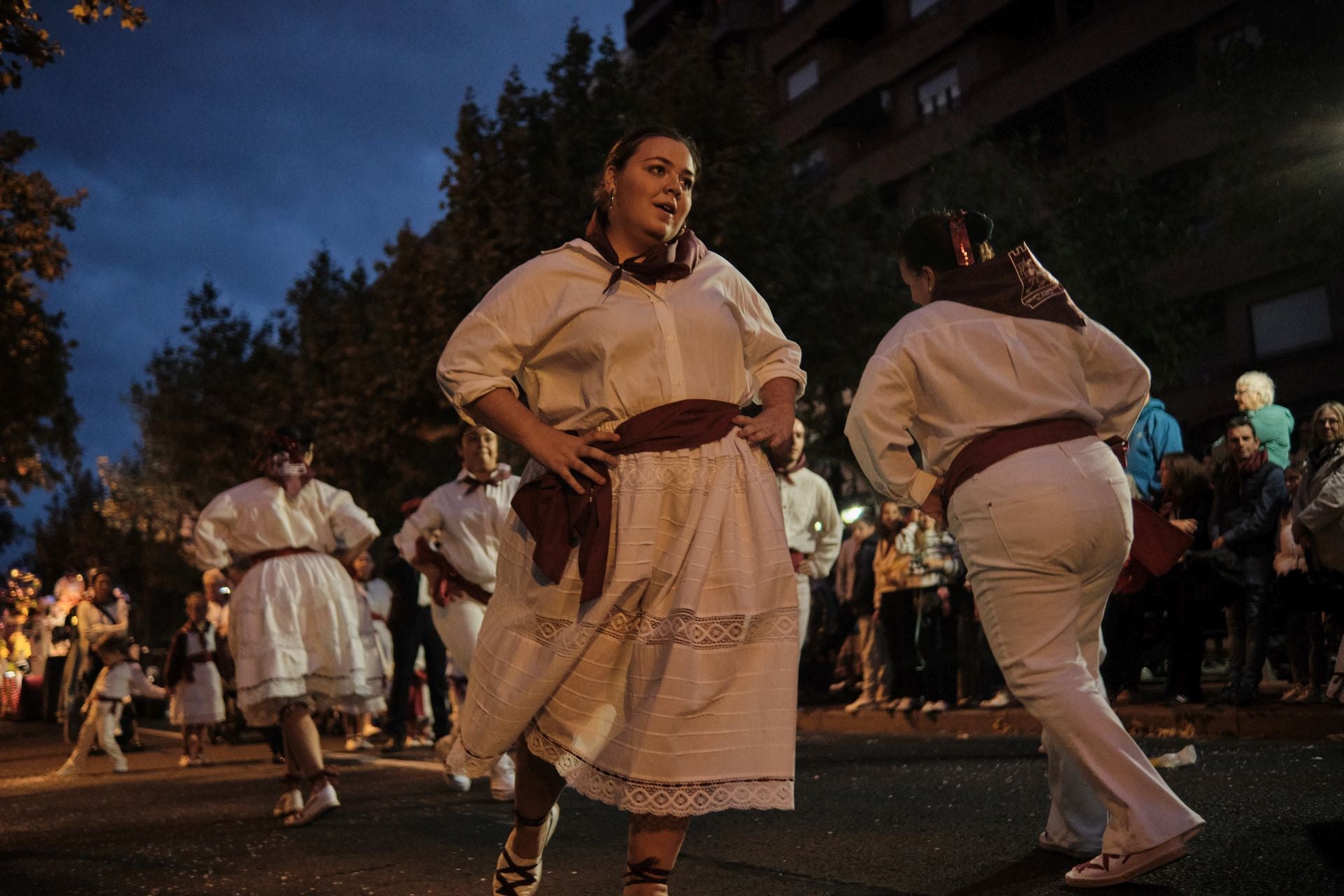 El desfile de carrozas por Logroño