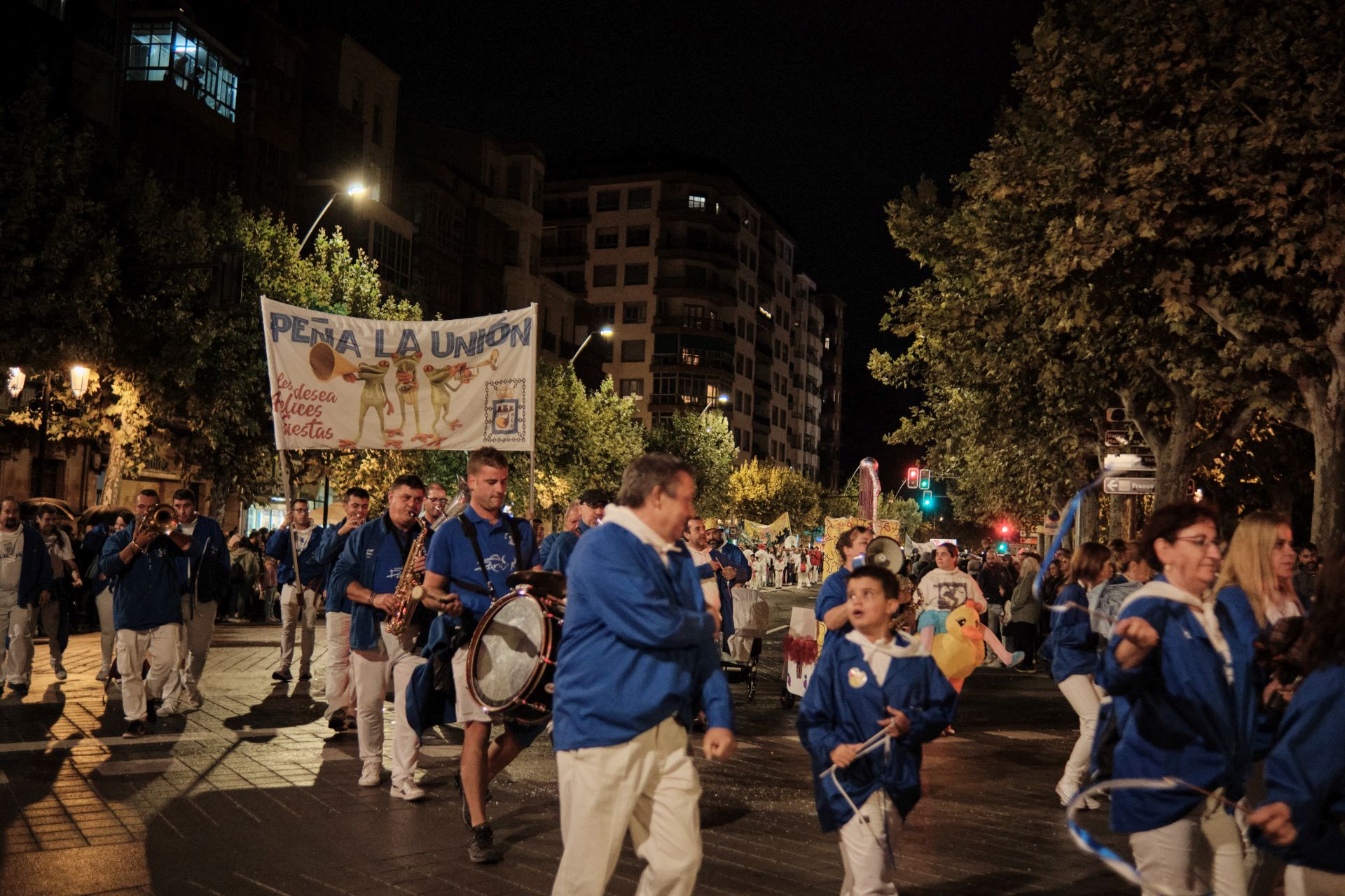 El desfile de carrozas por Logroño