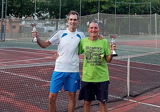 Pedro Jiménez (finalista de tenis) y Ricardo Martínez-Polo (ganador).