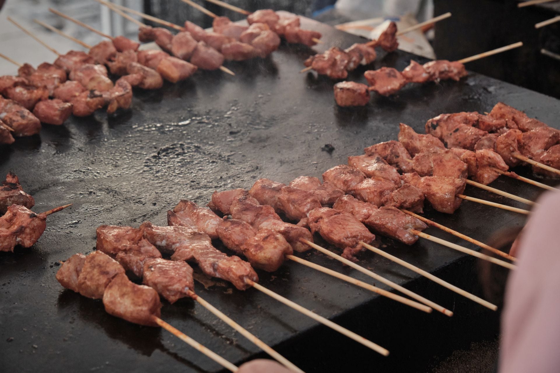 Choricillo, pancenta, alubias... los logroñeses recuperan fuerzas en las degustaciones